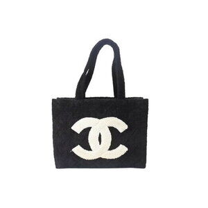 CHANEL Tote Bag Handbag Coco Mark Logo Black